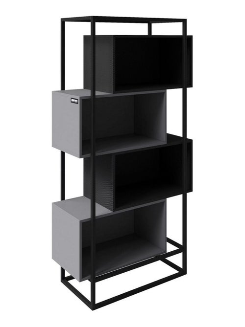 Libreria a 4 vani aperti – struttura metallica "Roba" – Minecraft - Kiabi