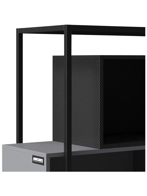 Libreria a 4 vani aperti – struttura metallica "Roba" – Minecraft - Kiabi