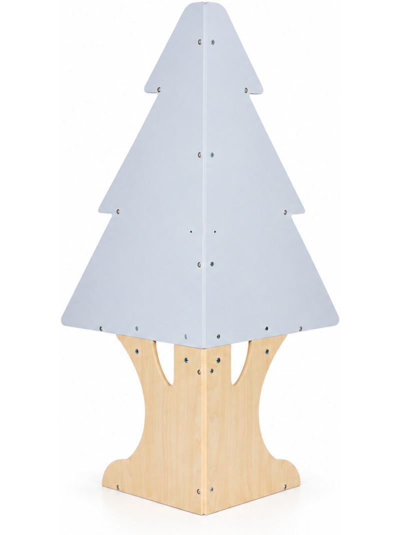 Libreria angolare bambini albero legno grigio portagiuochi mamabrum Marrone - Kiabi