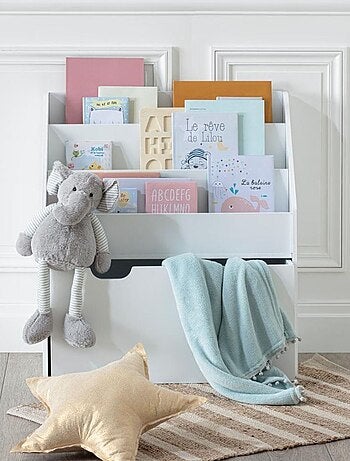 Libreria Montessori per bambini con contenitore
