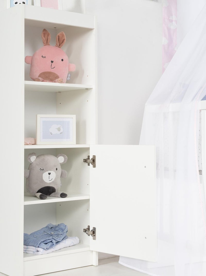 Libreria per bambini 1 anta 2 vani "Roba Maren" Bianco - Kiabi