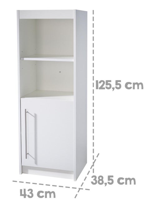 Libreria per bambini 1 anta 2 vani "Roba Maren" - Kiabi