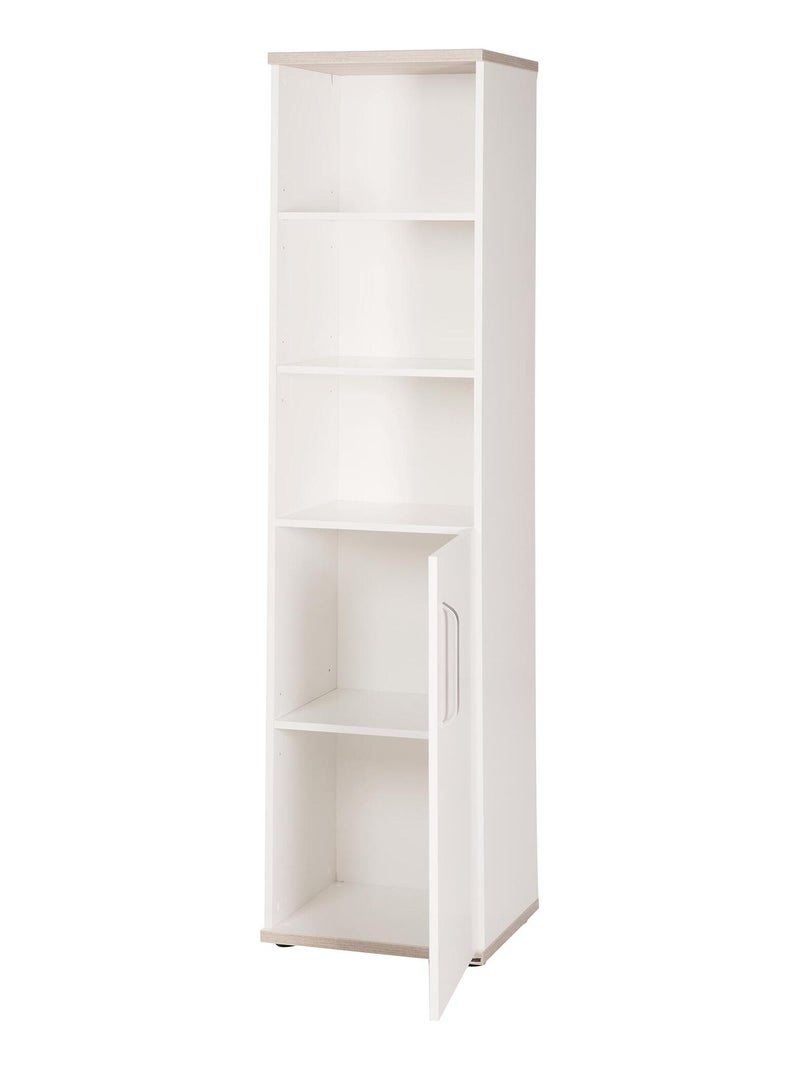 Libreria per bambini a colonna 1 anta 3 vani "Roba Moritz" Bianco - Kiabi