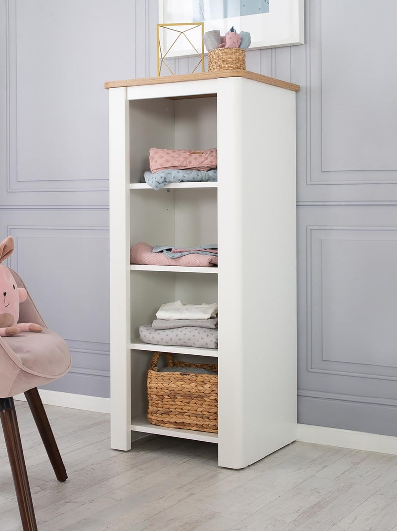 Libreria per bambini a colonna 4 vani "Roba Ava" Bianco - Kiabi