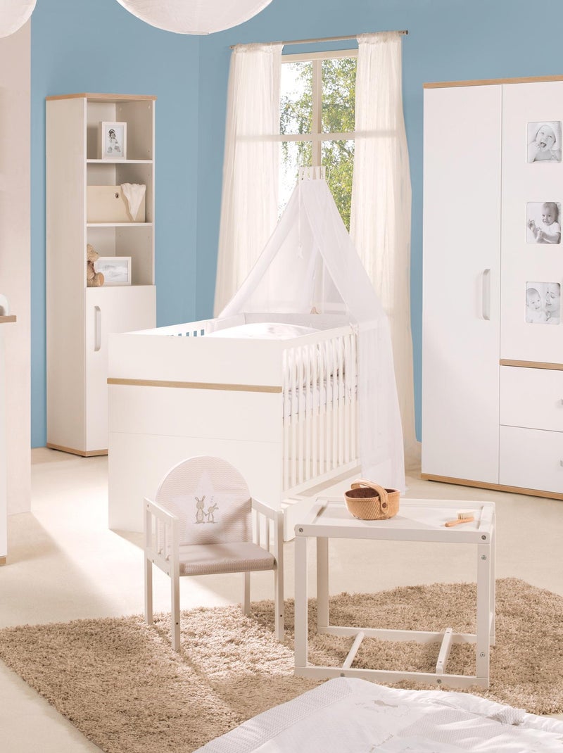 Libreria per bambini a colonna con anta e 3 vani "Roba Pia" Bianco - Kiabi