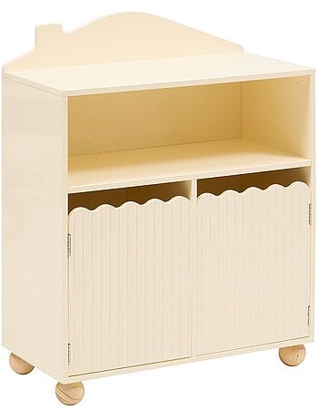 Libreria per bambini bouli 2 ante beige 60x30x75,5 cm