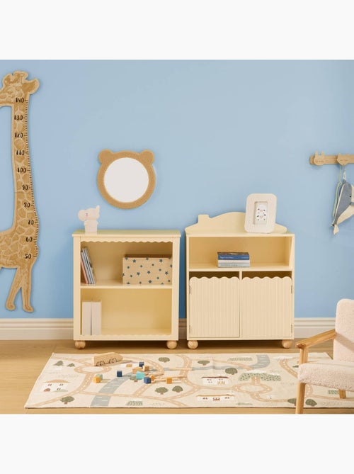 Libreria per bambini bouli 2 ante beige 60x30x75,5 cm - Kiabi