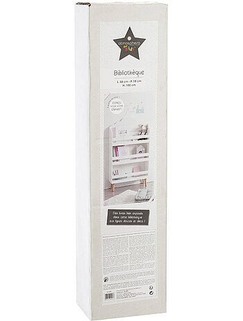 Libreria per bambini douceur bianco nuvola h100cm