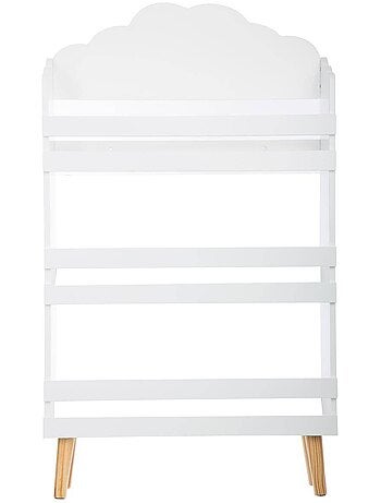 Libreria per bambini douceur bianco nuvola h100cm