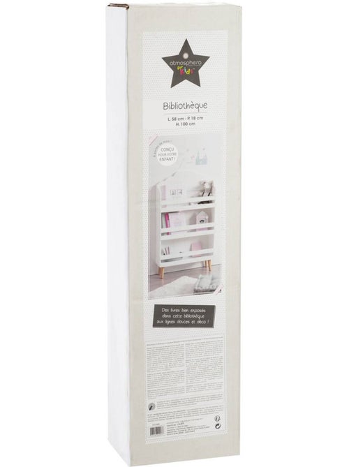 Libreria per bambini douceur bianco nuvola h100cm - Kiabi Libreria per bambini douceur bianco nuvola h100cm - Kiabi