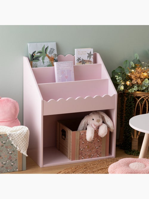 Libreria per bambini in legno rosa con ripiani - Kiabi Libreria per bambini in legno rosa con ripiani - Kiabi