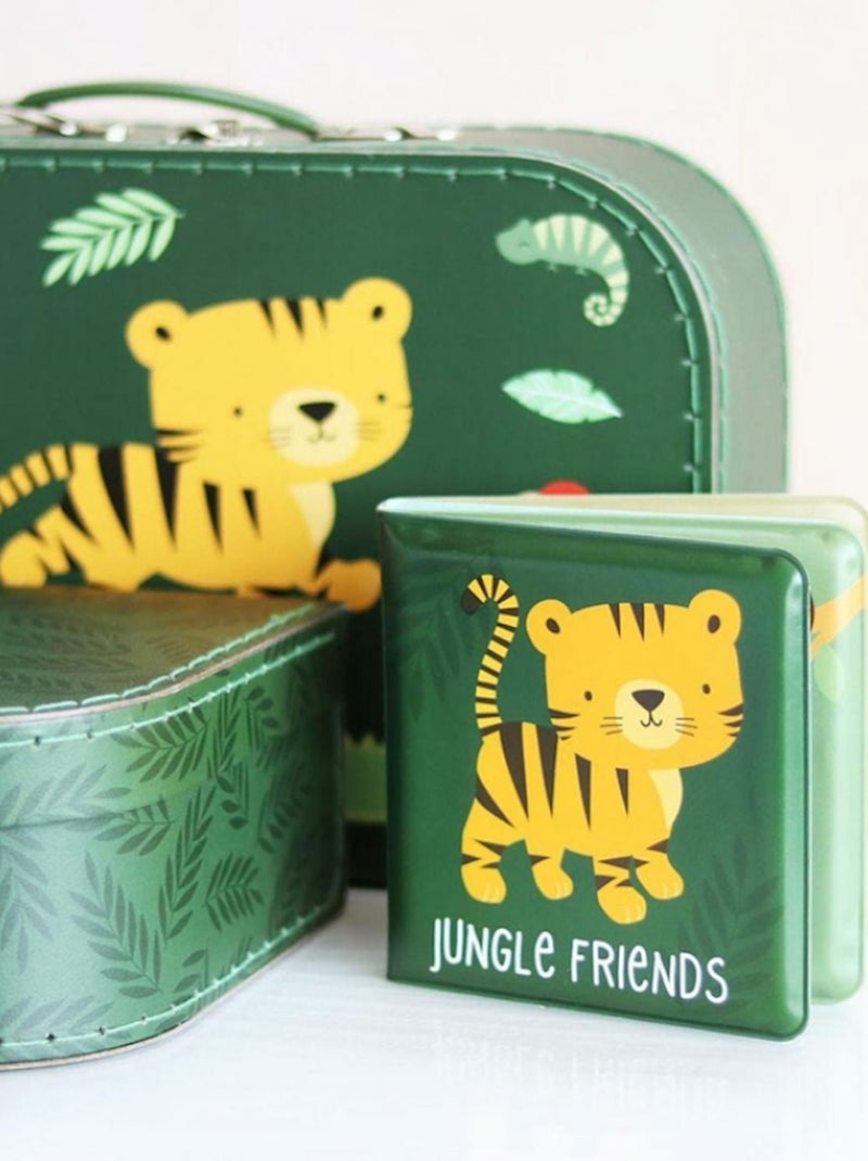 Libro da bagno per bambini, amici della giungla | a little lovely company | a little lovely company Verde scuro - Kiabi