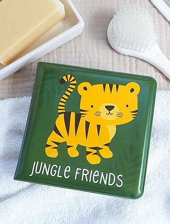 Libro da bagno per bambini, amici della giungla | A Little Lovely Company