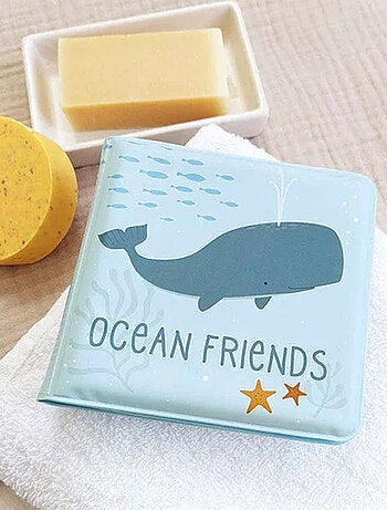 Libro da bagno per bambini, gli amici dell'oceano | A Little Lovely Company