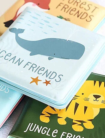 Libro da bagno per bambini, gli amici dell'oceano | A Little Lovely Company