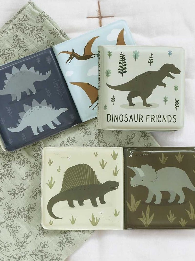 Libro da bagno per bambini, i nostri amici dinosauri | a little lovely company | a little lovely com Verde - Kiabi