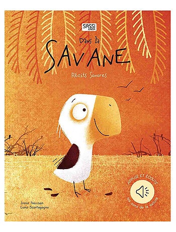 Libro sonoro per bebè della savana | Sassi Junior