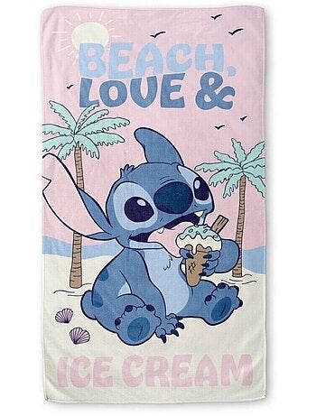 Lilo & Stitch - Asciugamano da spiaggia bambino con disegno Lilo e Stitch