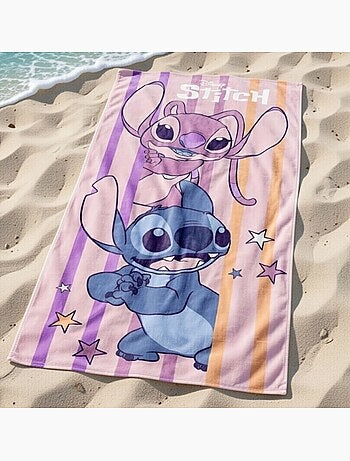 Lilo & Stitch - Asciugamano da spiaggia bambino con disegno Lilo e Stitch