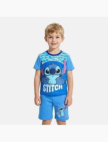Lilo & Stitch - Completo bambino Stitch maglietta a maniche corte e pantaloncini