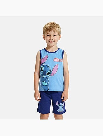 Lilo & Stitch - Completo bambino Stitch T-Shirt senza maniche e pantaloncini