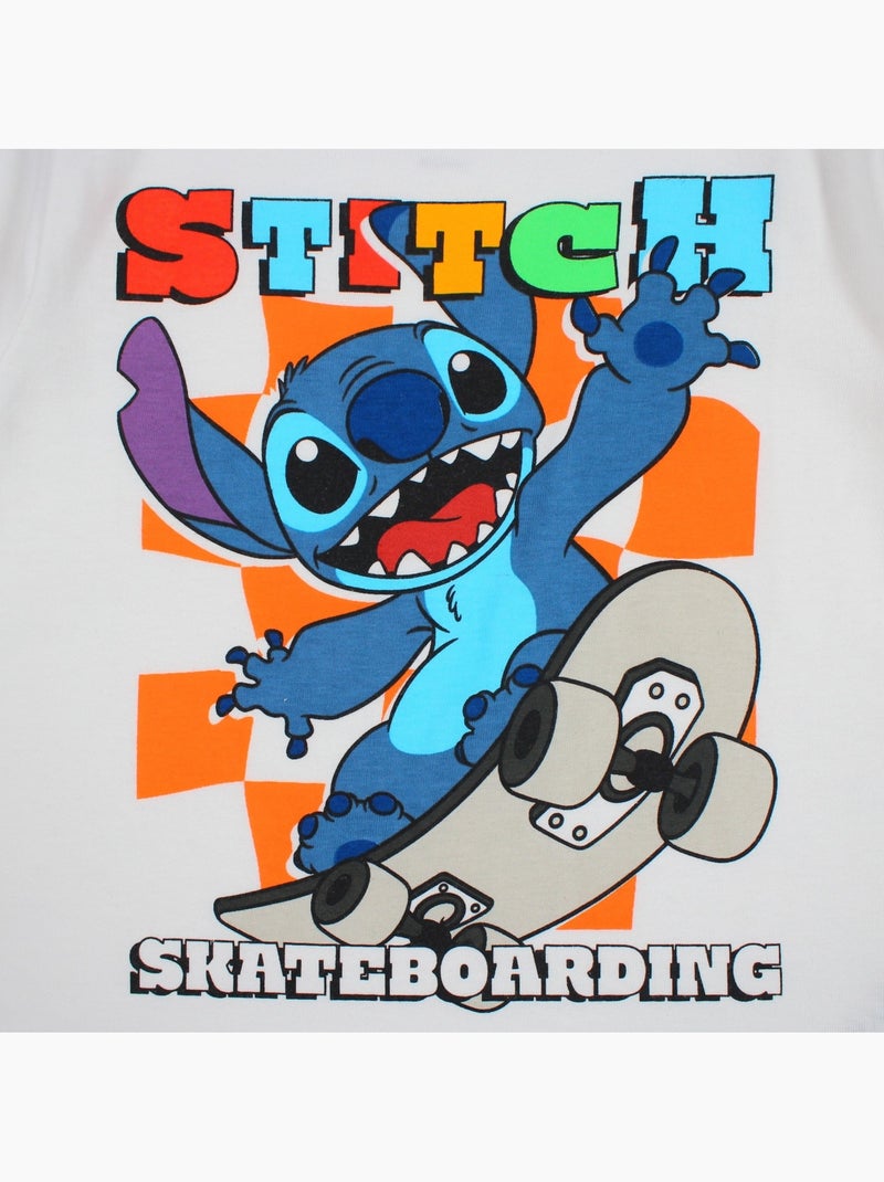 Lilo & Stitch - Completo t shirt e pantaloncino bambino Arancione - Kiabi