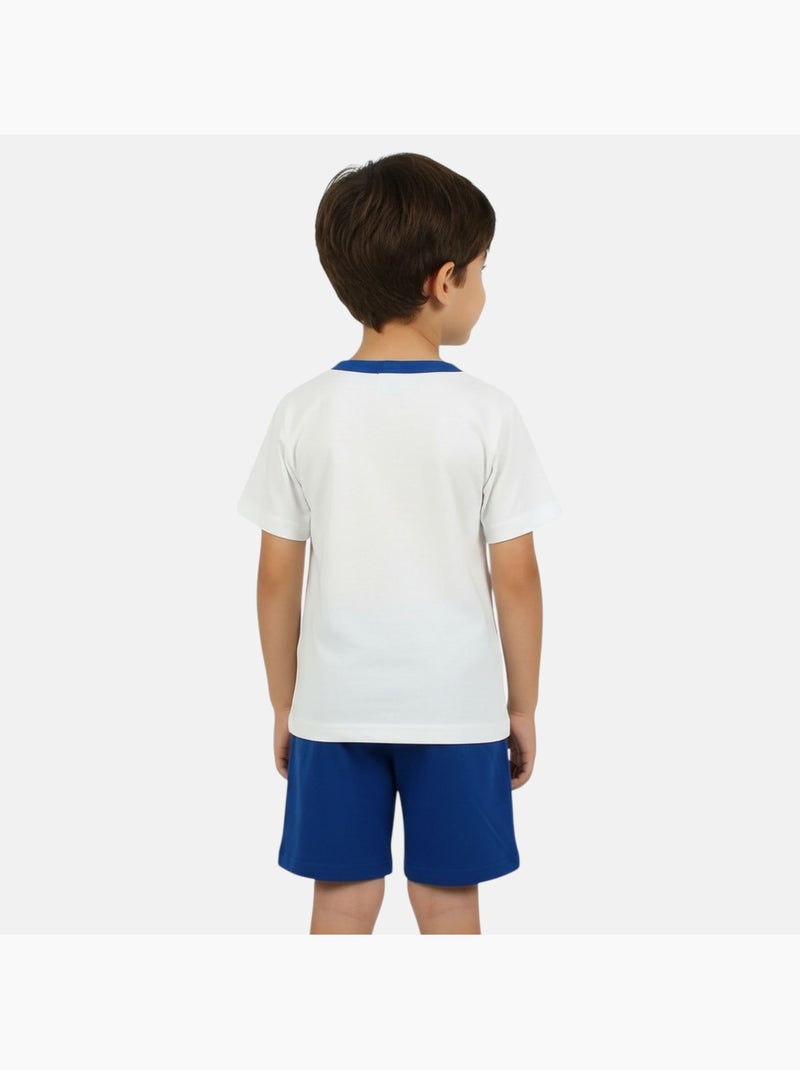 Lilo & Stitch - Completo t shirt e pantaloncino bambino Blu marino - Kiabi