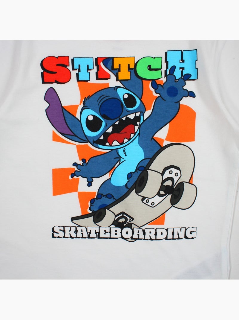 Lilo & Stitch - Completo t shirt e pantaloncino bambino Blu marino - Kiabi