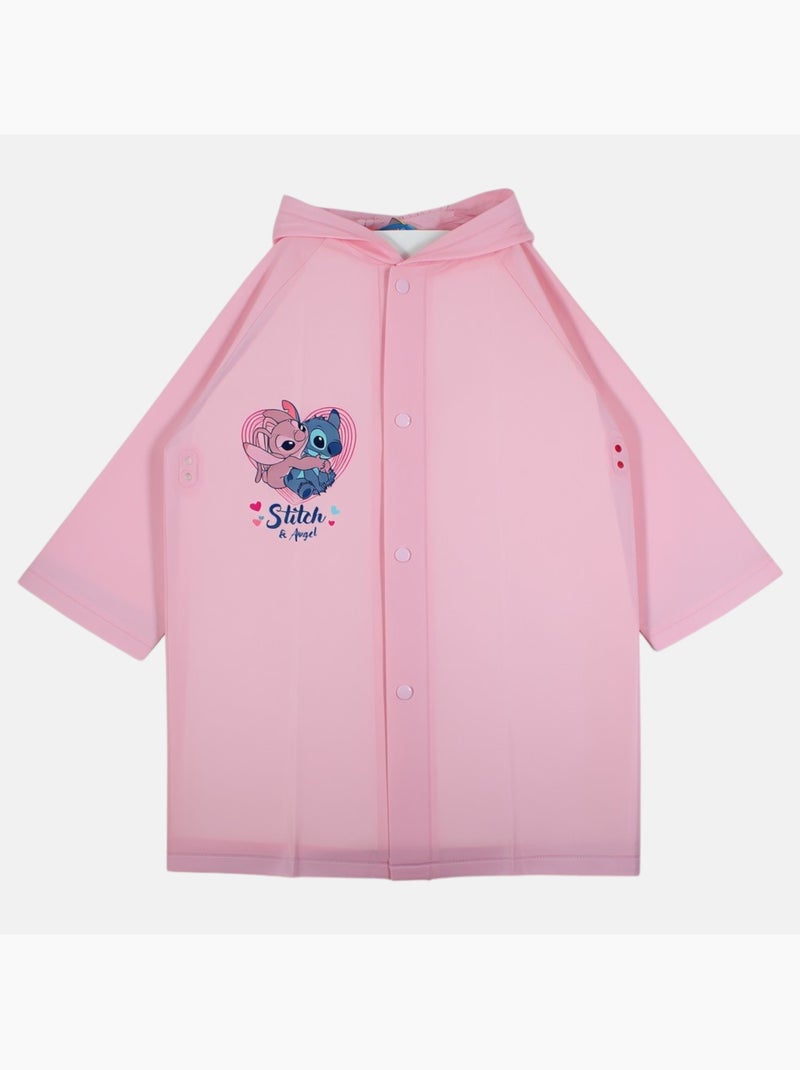 Lilo & Stitch - Impermeabile per bambini Stitch e Angel Rosa - Kiabi