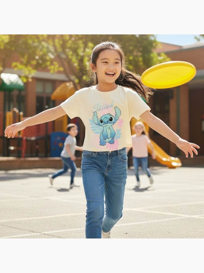 Lilo & Stitch - T shirt bambina Ecru - Kiabi