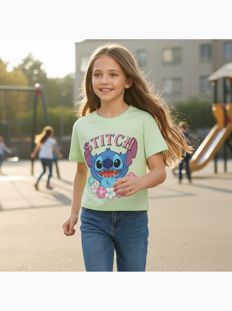 Lilo & Stitch - T shirt bambina Verde - Kiabi