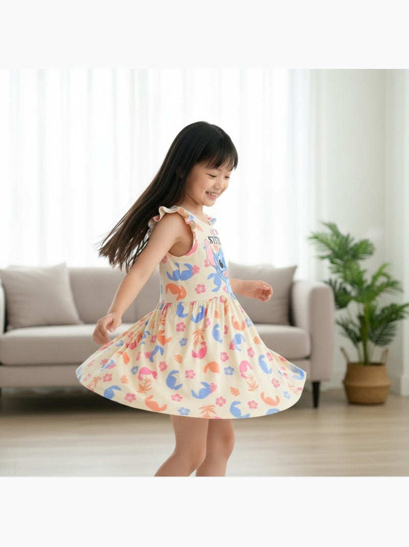 Lilo & Stitch - Vestito bambina Arancione - Kiabi