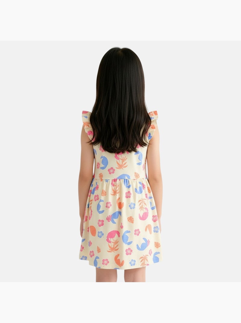 Lilo & Stitch - Vestito bambina Arancione - Kiabi