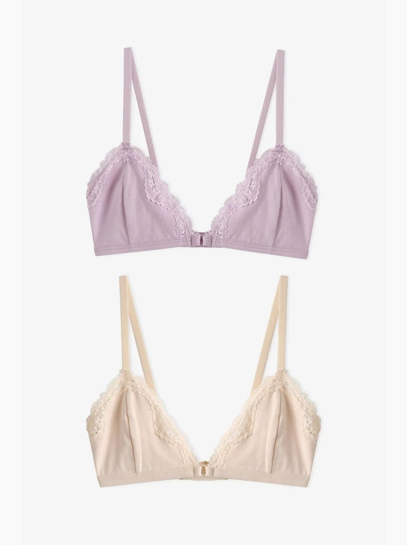 Lily reggiseno da allenamento imbottito bambina penti Lavanda - Kiabi