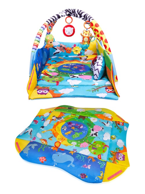 LIONELO Anika Tappetino da gioco per bambini 2 in 1 - Box - 98x114 cm - Lavabile - Giocattoli intera - Kiabi