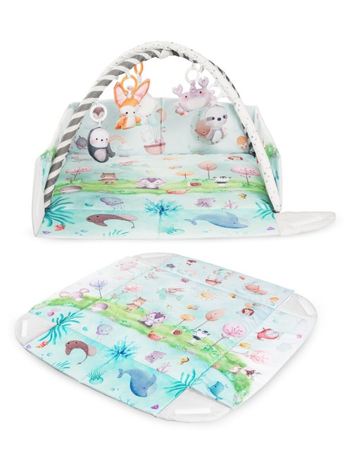 LIONELO Anika Tappetino da gioco per bambini 2 in 1 - Box - Lavabile - Giocattoli interattivi - Kiabi