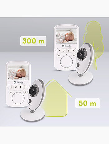 LIONELO Babyline 5.1 - Baby Monitor video wireless - 2 telecamere - Comunicazione bidirezionale