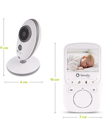 LIONELO Babyline 5.1 - Baby Monitor video wireless - 2 telecamere - Comunicazione bidirezionale