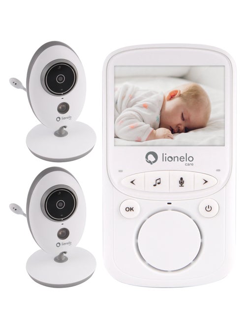 LIONELO Babyline 5.1 - Baby Monitor video wireless - 2 telecamere - Comunicazione bidirezionale - Kiabi