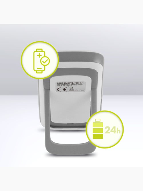 LIONELO Babyline 5.1 - Baby Monitor video wireless - 2 telecamere - Comunicazione bidirezionale - Kiabi