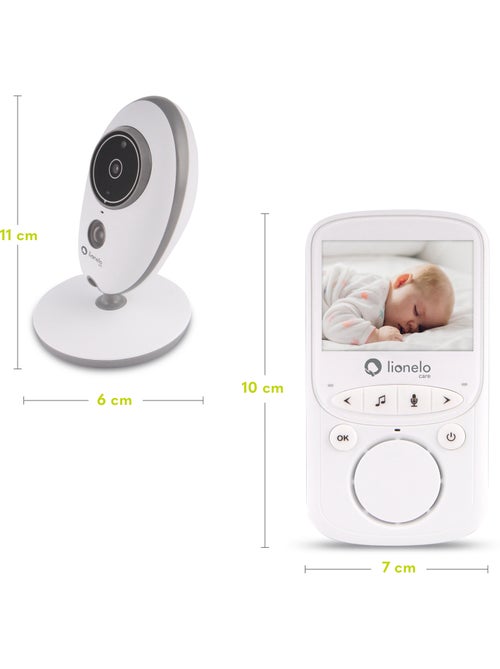 LIONELO Babyline 5.1 - Baby Monitor video wireless - 2 telecamere - Comunicazione bidirezionale - Kiabi