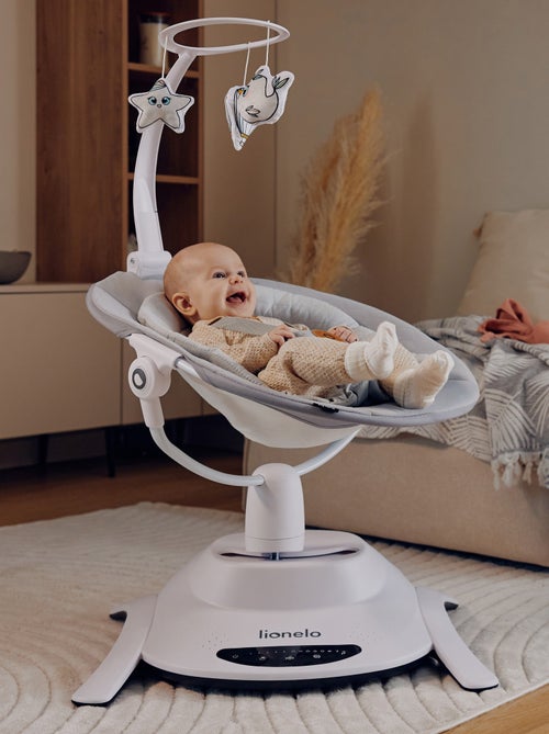 LIONELO Bella 360° Altalena elettrica - Leggera - 12 melodie - 6 modalità - Telecomando - Kiabi