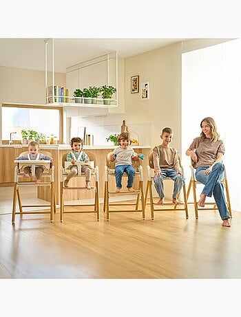 LIONELO Celia 3 in 1 Set seggiolone convertibile - Sdraietta - Fino a 90 kg - Regolazione con una ma