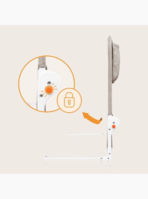 LIONELO Hanna Sponda per letto per bambini - 150x65cm - Pieghevole - Protezione anticaduta - Rete tr - Kiabi