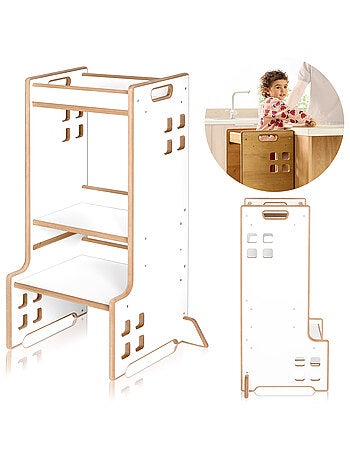 LIONELO Kitchen Helper - Torre di osservazione e apprendimento evolutiva - Montessori - Libreria