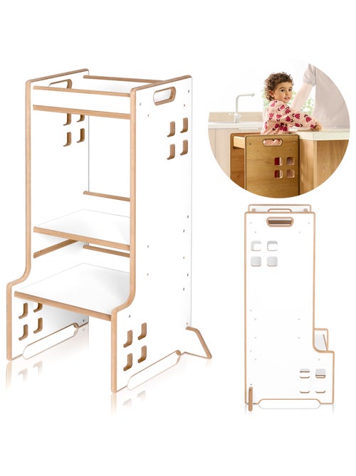 LIONELO Kitchen Helper - Torre di osservazione e apprendimento evolutiva - Montessori - Libreria - Kiabi