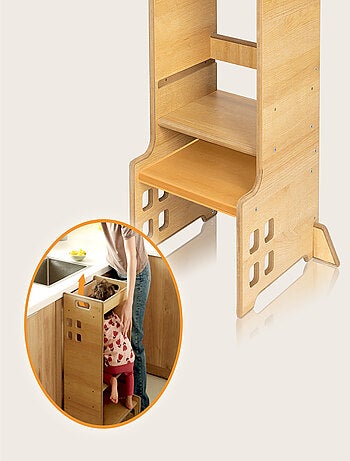 LIONELO Kitchen Helper - Torre di osservazione e apprendimento evolutiva - Montessori - Libreria