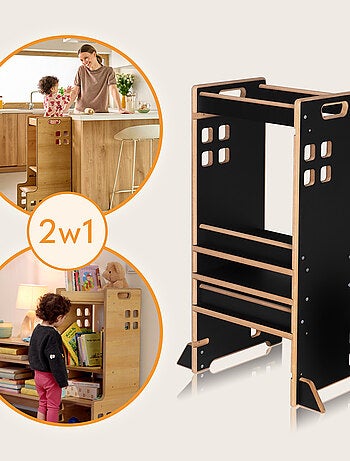 LIONELO Kitchen Helper - Torre di osservazione e apprendimento evolutiva - Montessori - Libreria