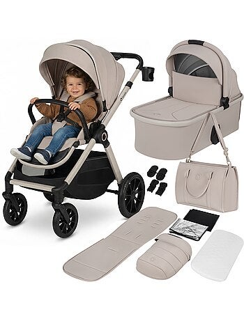 LIONELO Layla 2-in-1 Travel System - Fino a 22 kg - Il sistema da viaggio include passeggino, navice