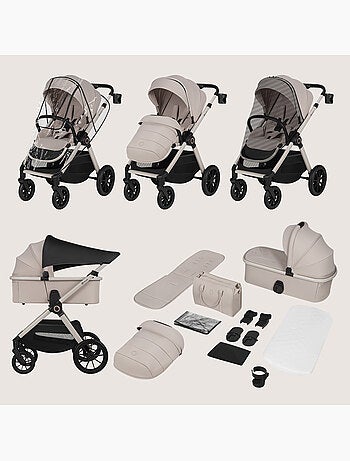 LIONELO Layla 2-in-1 Travel System - Fino a 22 kg - Il sistema da viaggio include passeggino, navice